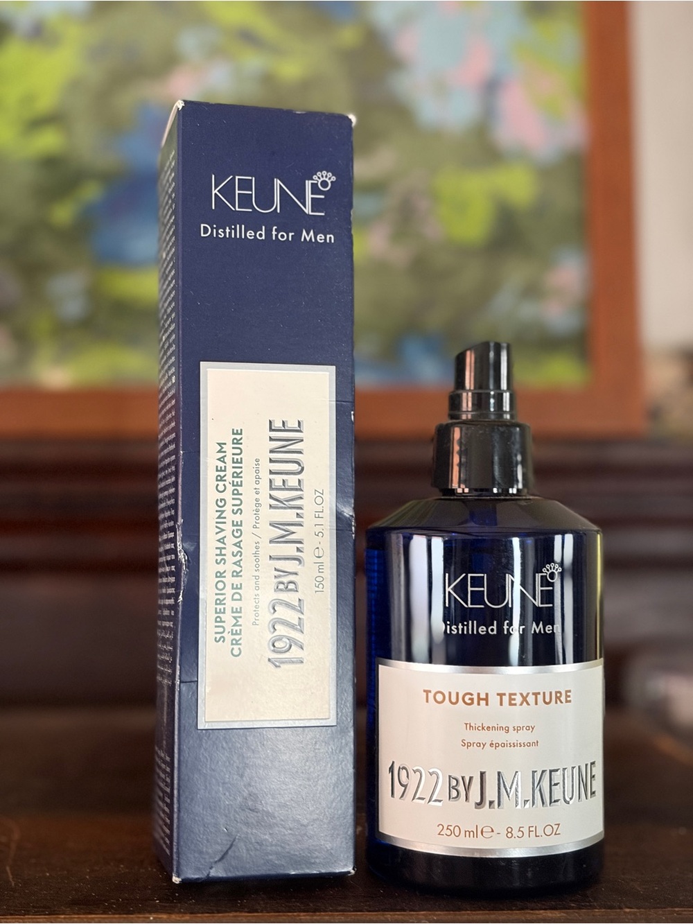 NIB Keune 1922 Men’s Grooming Set: Shaving Cream & Tough Texture Spray